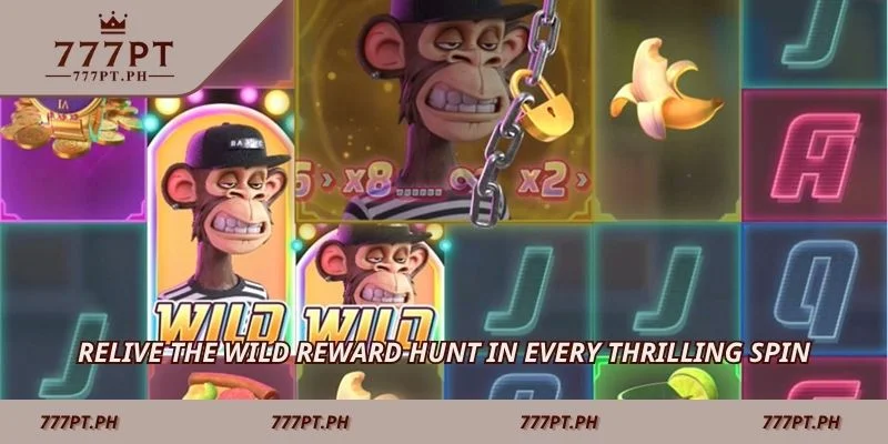 Relive the wild reward hunt in every thrilling spin