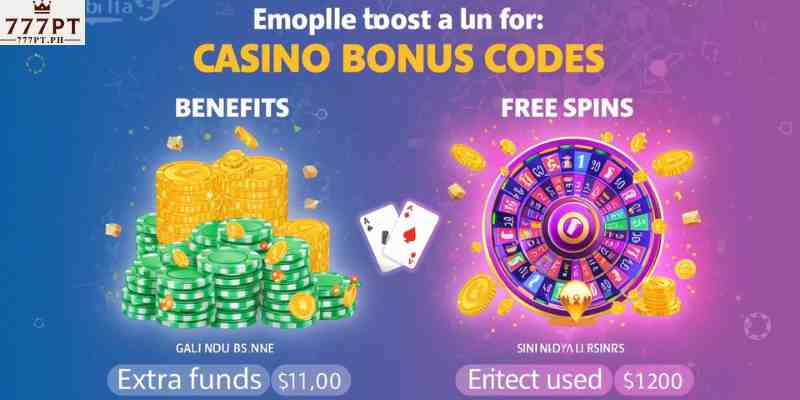      benefits of casino bonus codes including extra funds and free spins