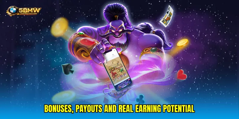 Bonuses, payouts and real earning potential